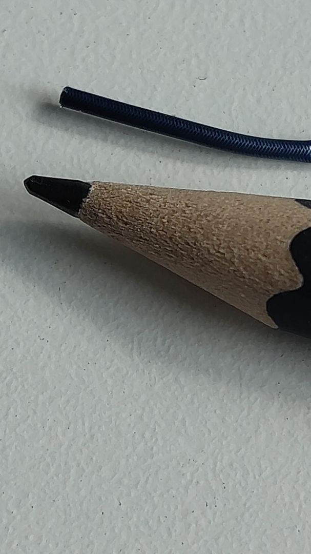 The Choice endoscope next to the tip of a pencil